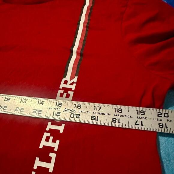 Tommy Hilfiger Vertical Stripe Logo Tee - Picture 5 of 6